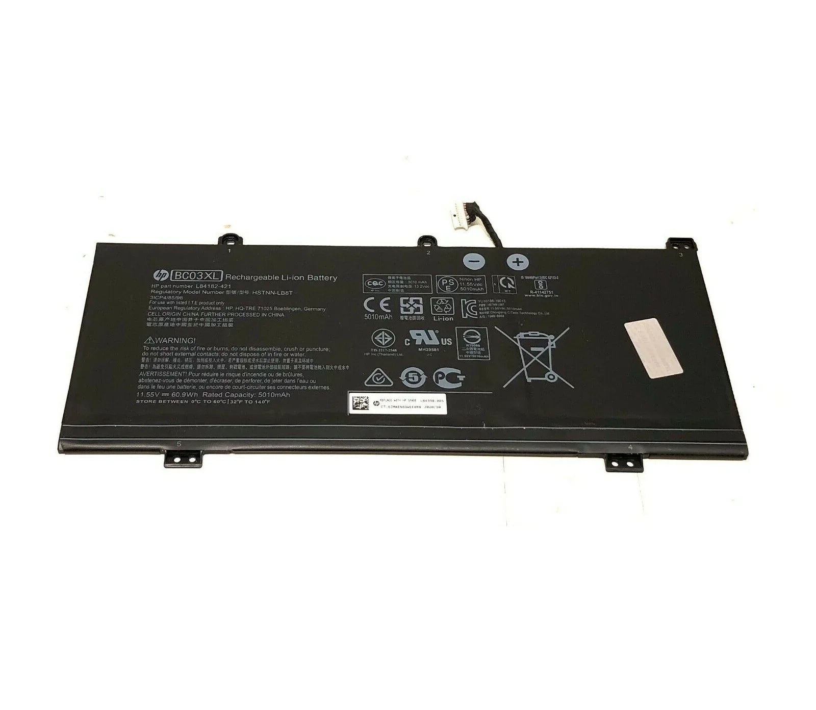 BC03XL Genuine HP Pro c640 Chromebook, HSTNN-LB8T L84182-1C1 Laptop Battery - eBuy UAE